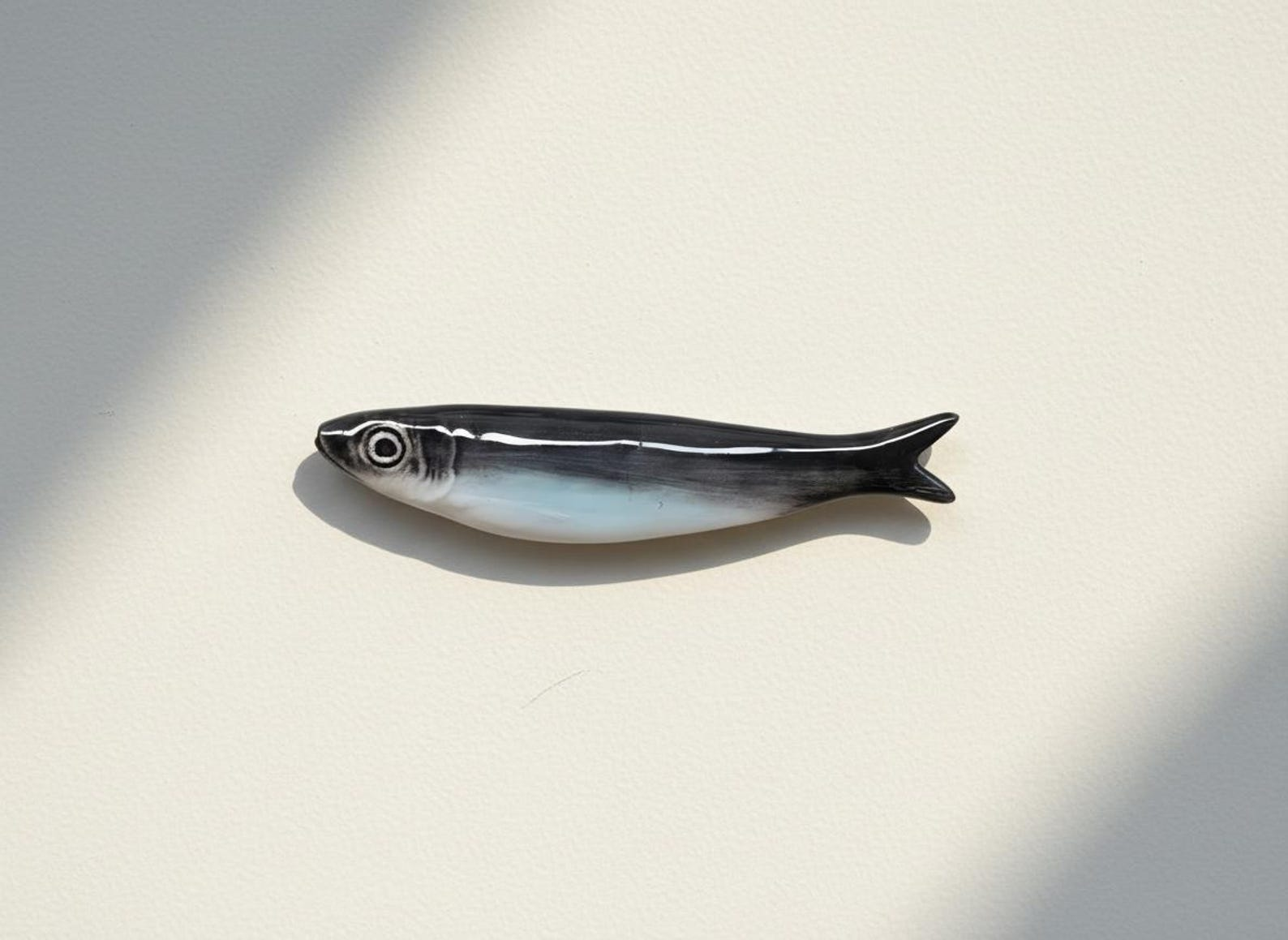Ceramic Fish Wall Art Sculpture, School of Fish Design image 1